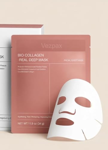 Collagen Face Mask – Bio-Collagen Real Deep Hydrogel Mask for Hydration | Pore Perfecting & Skin Care(For All Skin Types) (4)