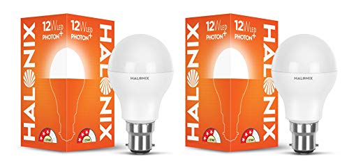 Halonix 12 Watts Led Bulb Astron Plus Base B22 (Yellow)-Pack Of 2 - Image 2