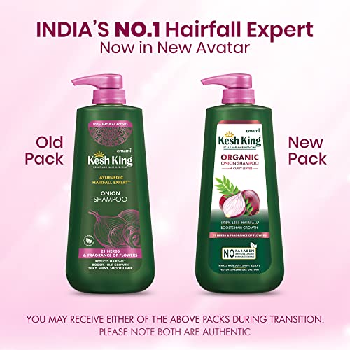 Kesh King Organic Onion Shampoo With Curry Leaves Reduces Hair Fall Upto 98%,Boosts Hair Growth&Keeps Hair Smooth Upto 48Hrs|Repairs Dry&Damaged Hair|Makes Hair Silky&Bouncy - 600Ml,625 Grams - Image 7