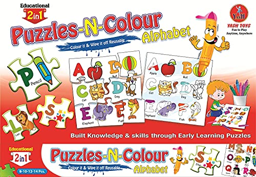 Negi Educational Alphabets Puzzle-N-Colour 2