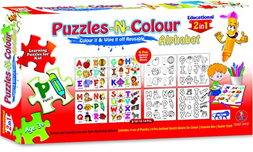 Negi Educational Alphabets Puzzle-N-Colour 2