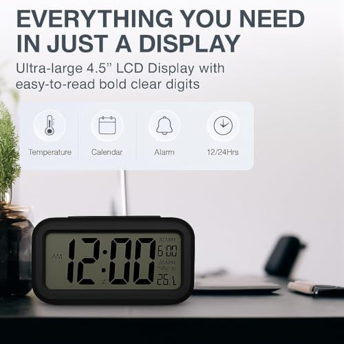 HNY Digital Alarm Clock