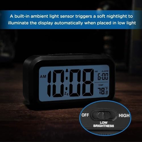 HNY Digital Alarm Clock