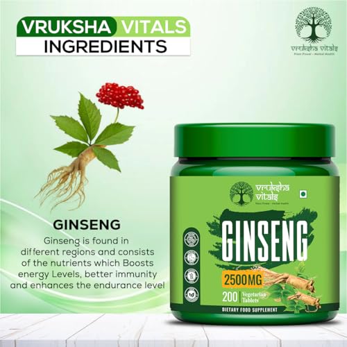 Vruksha Vitals Triple Ginseng Root