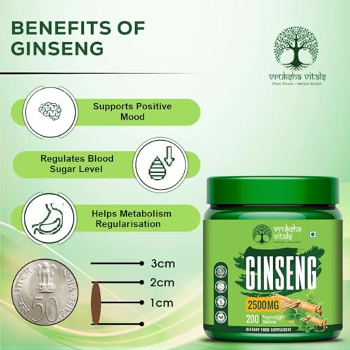 Vruksha Vitals Triple Ginseng Root