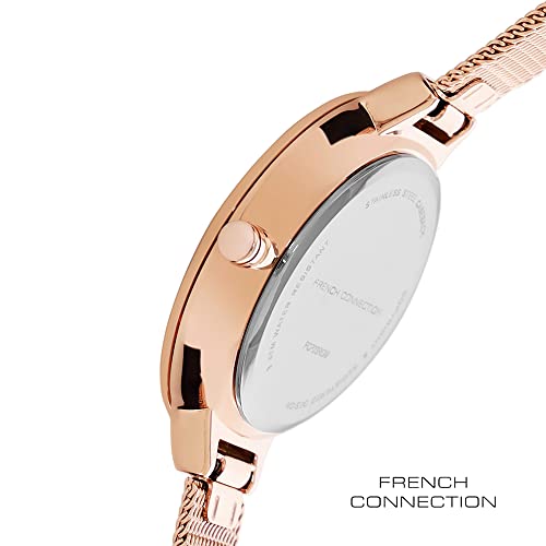 French Connection Analog Women's Watch (Dial Colored Strap) - Image 4