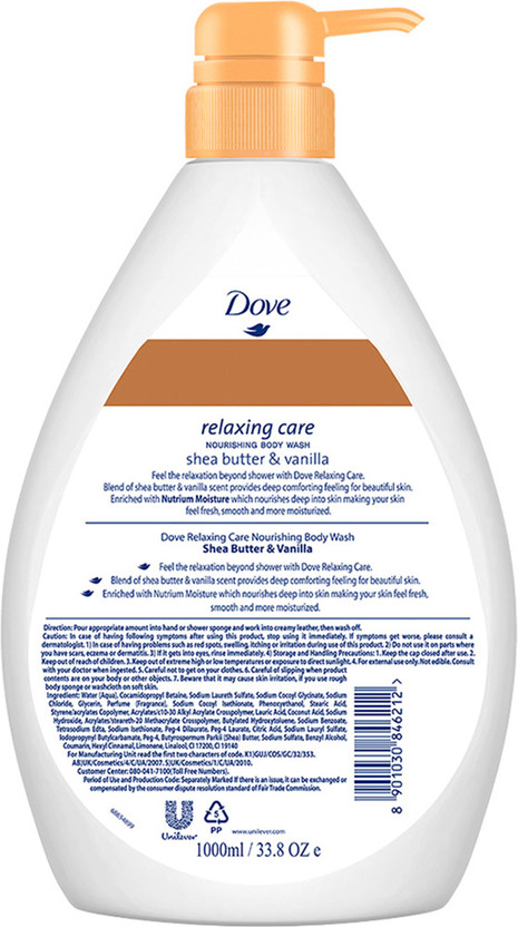 DOVE Relaxing Shea Butter Body