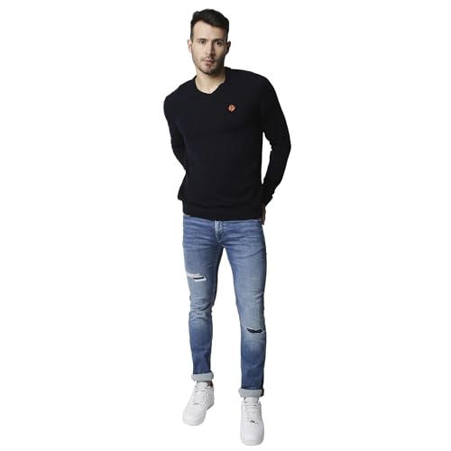Pepe Jeans Men's Mid Rise Vapour Slim Fit Mid Waist Jeans - Image 4