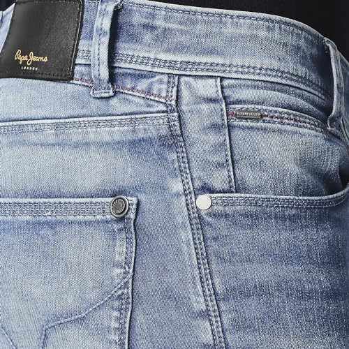 Pepe Jeans Men's Mid Rise Vapour Slim Fit Mid Waist Jeans - Image 5