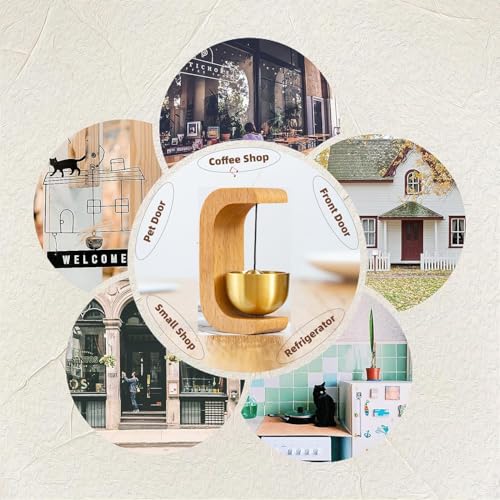 Wooden Magnetic Door Bell Chime