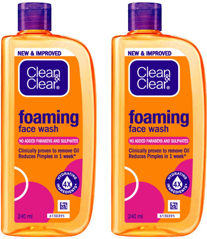 Clean & Clear Foaming 480ml| Clinically proven| Pimple & Acne rem...more