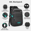 SAFARI Medium 30 L Laptop Backpack ASHPER CB With 6 Pockets (Blac - Image 4