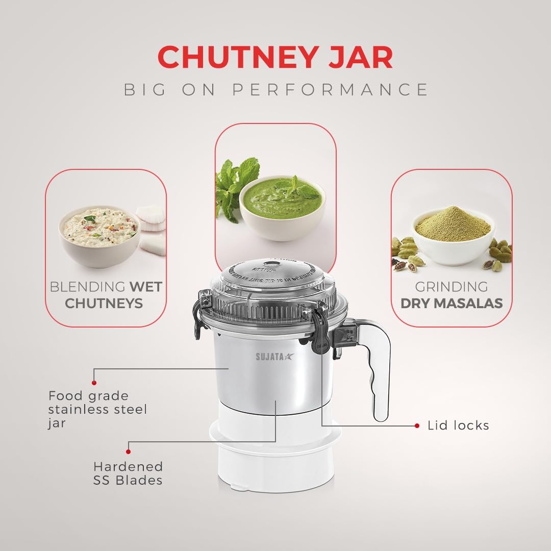 Sujata Dynamix 900 Watts Mixer