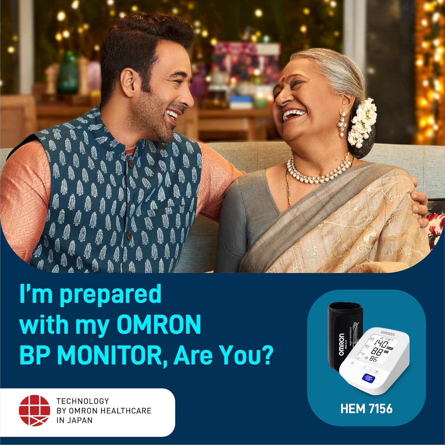 Omron HEM 7156 Digital Blood Pressure Monitor - Image 3