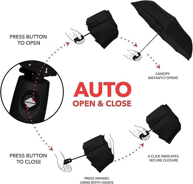 Kerok Portable Auto Travel Umbrella