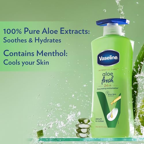 Vaseline Aloe Fresh Body Lotion,24