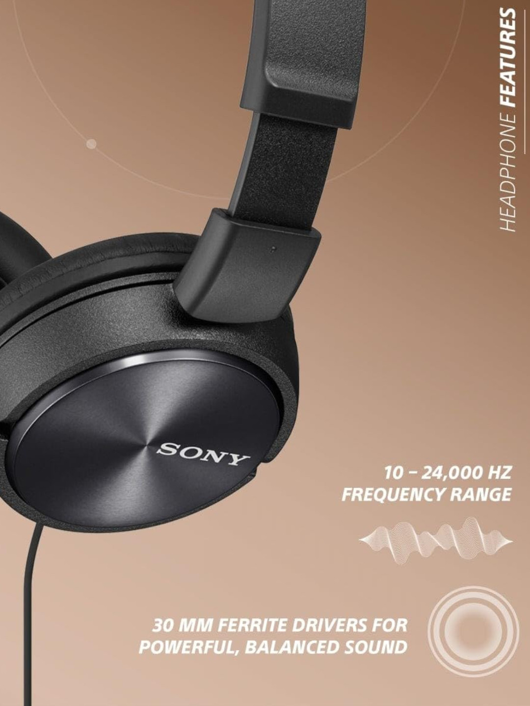 Sony MDR Zx310Ap Wired On Ear Headphones with Mic - Image 5