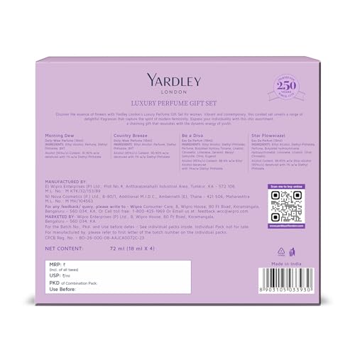 Yardley London Women Luxury Floral Liquid Perfume Gift Set, 15 ML - Image 2