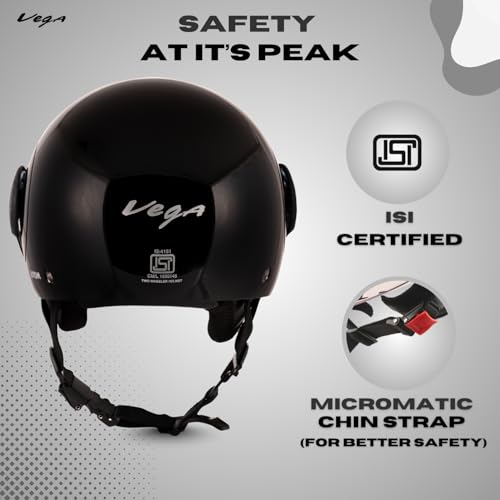 Vega Atom Black Helmet-M - Image 4