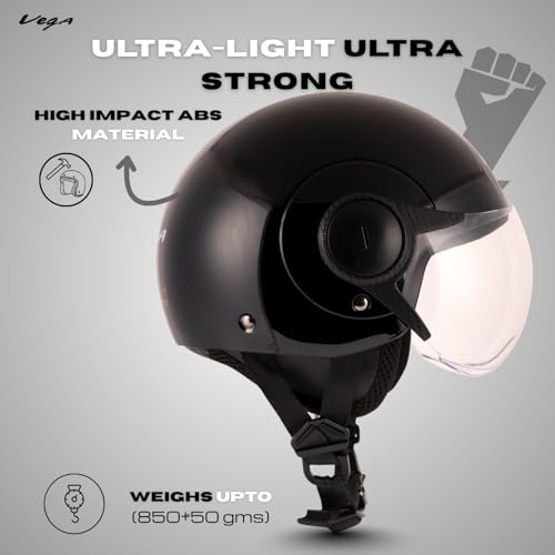 Vega Atom Black Helmet-M - Image 7