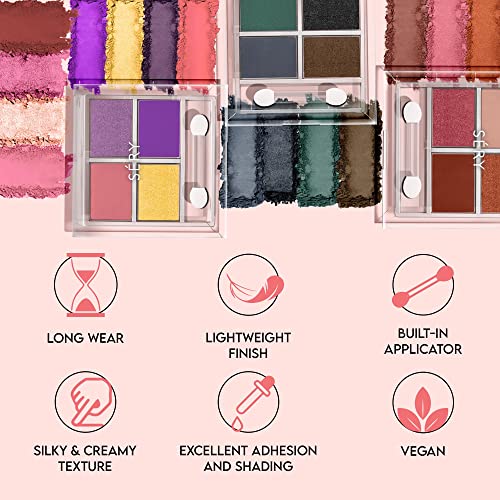 SÉRY Eyeshadow Palette Dress Me Up (Shimmery) (Multicolor) - Image 4