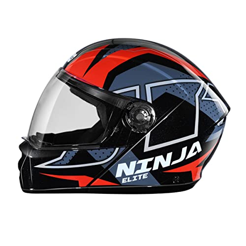 STUDDS Ninja Elite Super D6 FLIP-UP Full FACE Helmet N2 Black-XL - Image 5