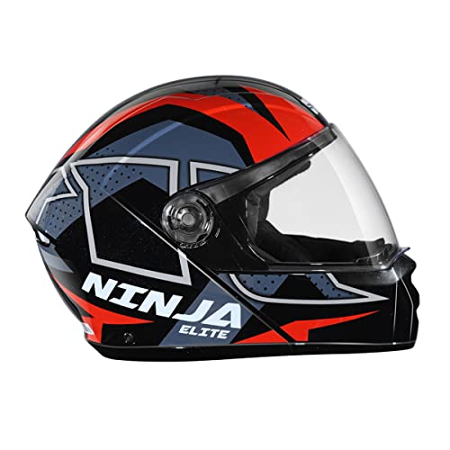 STUDDS Ninja Elite Super D6 FLIP-UP Full FACE Helmet N2 Black-XL - Image 6