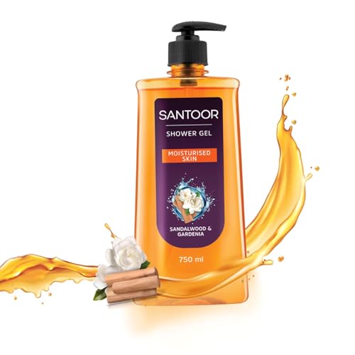 Santoor Moisturizing Shower Gel 750ml