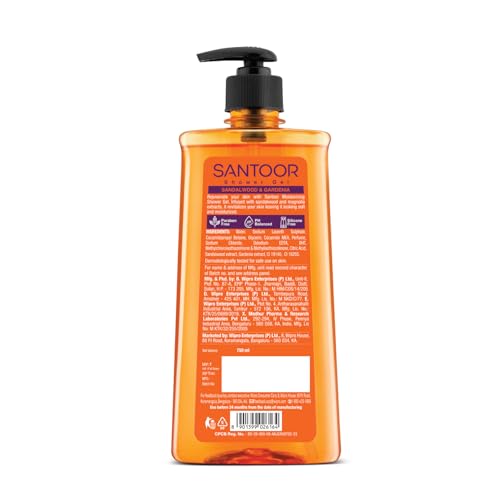 Santoor Moisturizing Shower Gel 750ml