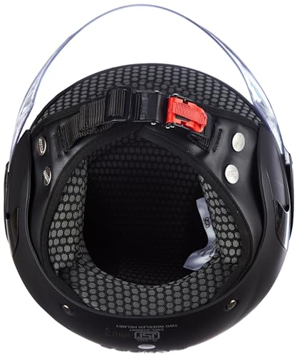 Studds EPS FEMM Super Open Face Helmet (Matt Black, XS) - Image 4
