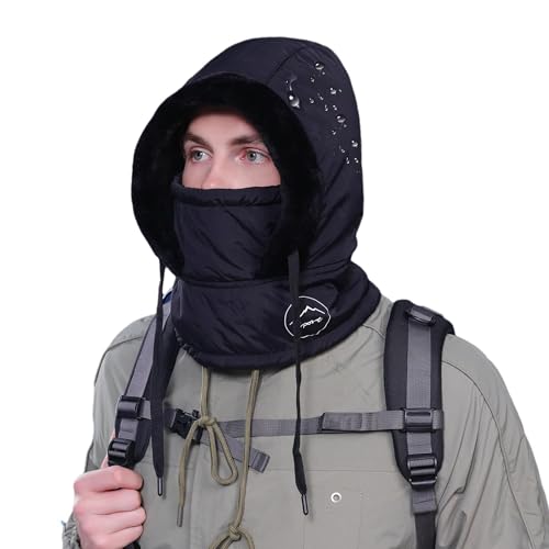 Winter Hooded Scarf | Fleece-Lined