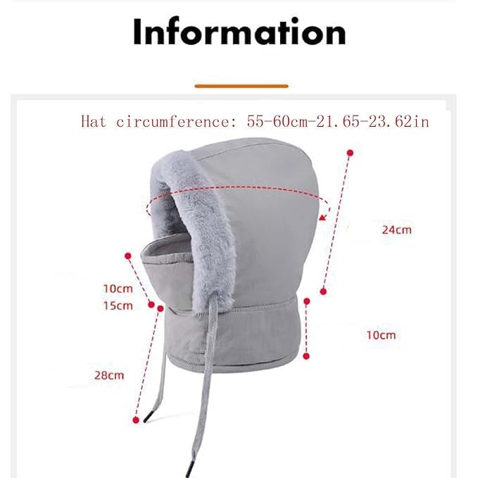 Winter Hooded Scarf | Fleece-Lined