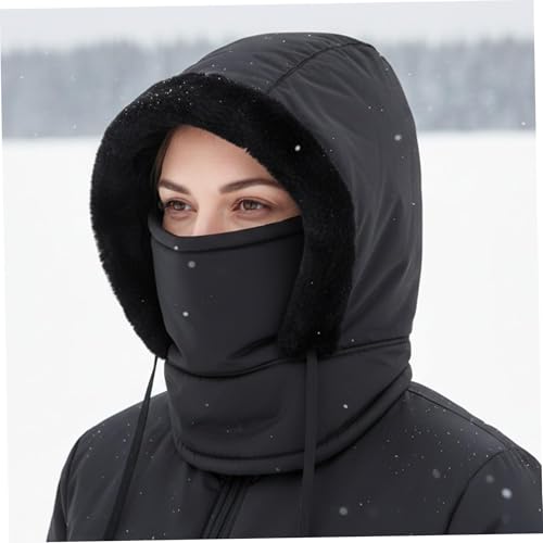 Winter Hooded Scarf | Fleece-Lined