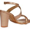 CHERE Metallic Gold Cross Strap