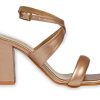 CHERE Metallic Gold Cross Strap
