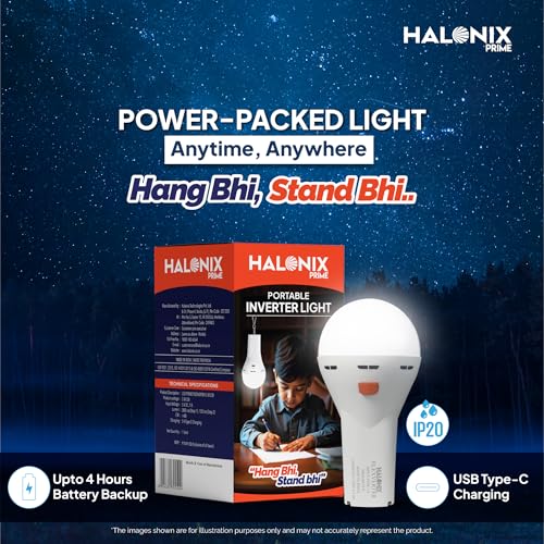 Halonix 5W Portable LED Torch