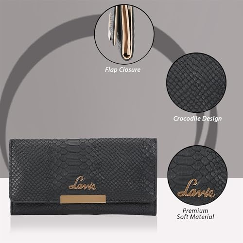Lavie Women's Croco Trifiano Trifold
