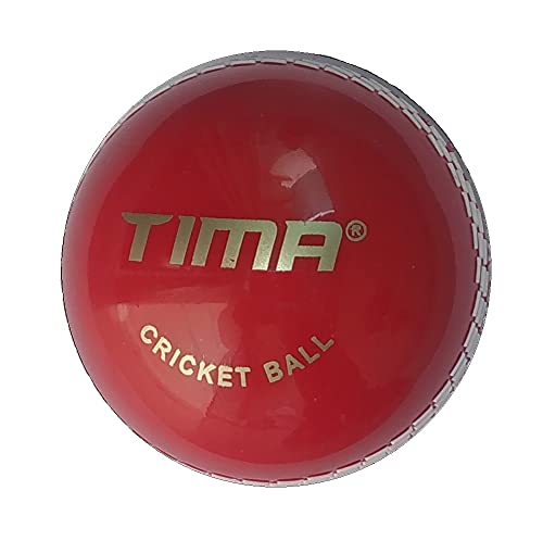 TIMA Sports Fun Poly Hard Synthetic Red Cricket Ball (Red Pack of 4) - Image 3