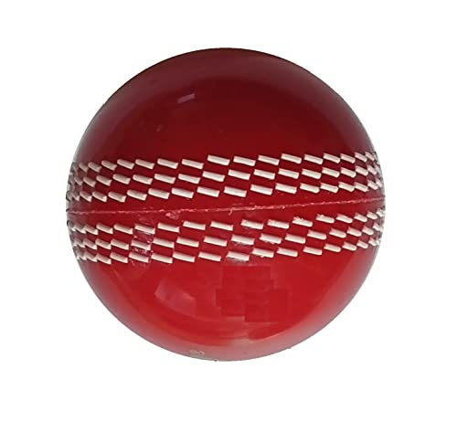 TIMA Sports Fun Poly Hard Synthetic Red Cricket Ball (Red Pack of 4) - Image 6