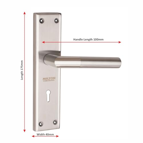 Milton Stainless Steel Mortise Lock Set Capsule T.T. Steel - Image 2