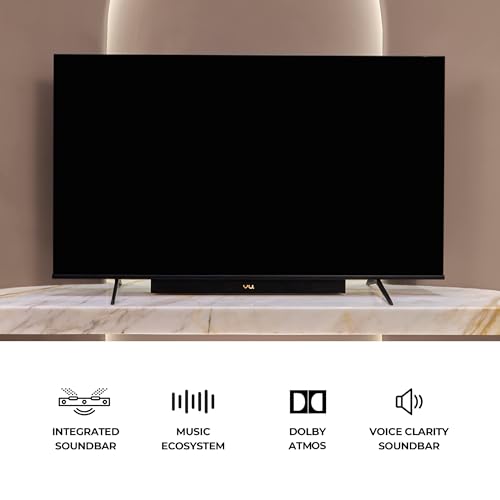 Vu 139cm (55 inches) Vibe Series 4K QLED Smart Google TV 55VIBE-DV - Image 4