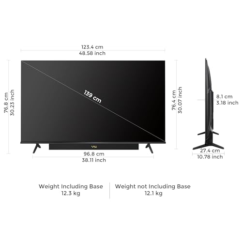 Vu 139cm (55 inches) Vibe Series 4K QLED Smart Google TV 55VIBE-DV - Image 7
