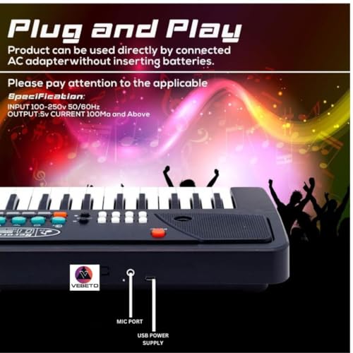 VEBETO Kids Piano Keyboard