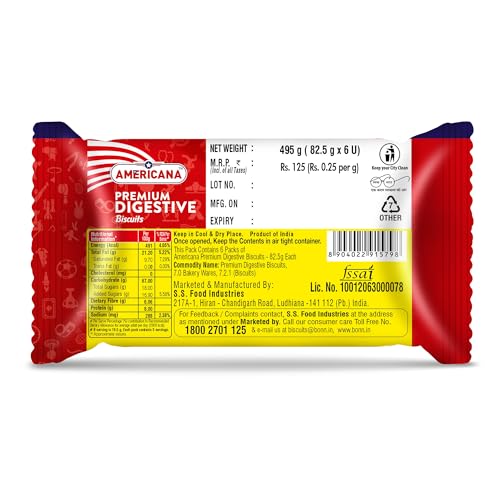 Americana Digestive Biscuits|High Fiber