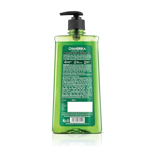 Chandrika Shower Gel 7 Essential herbs and coconut oil 500ml - Image 2