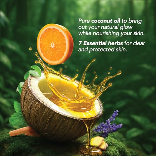 Chandrika Shower Gel 7 Essential herbs and coconut oil 500ml - Image 6
