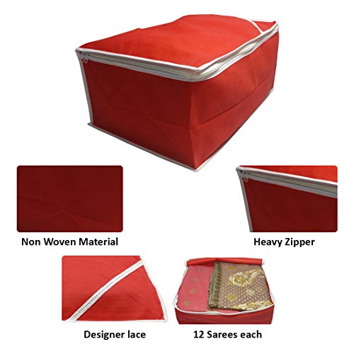 PrettyKrafts Saree Cover Big Size/Wardrobe