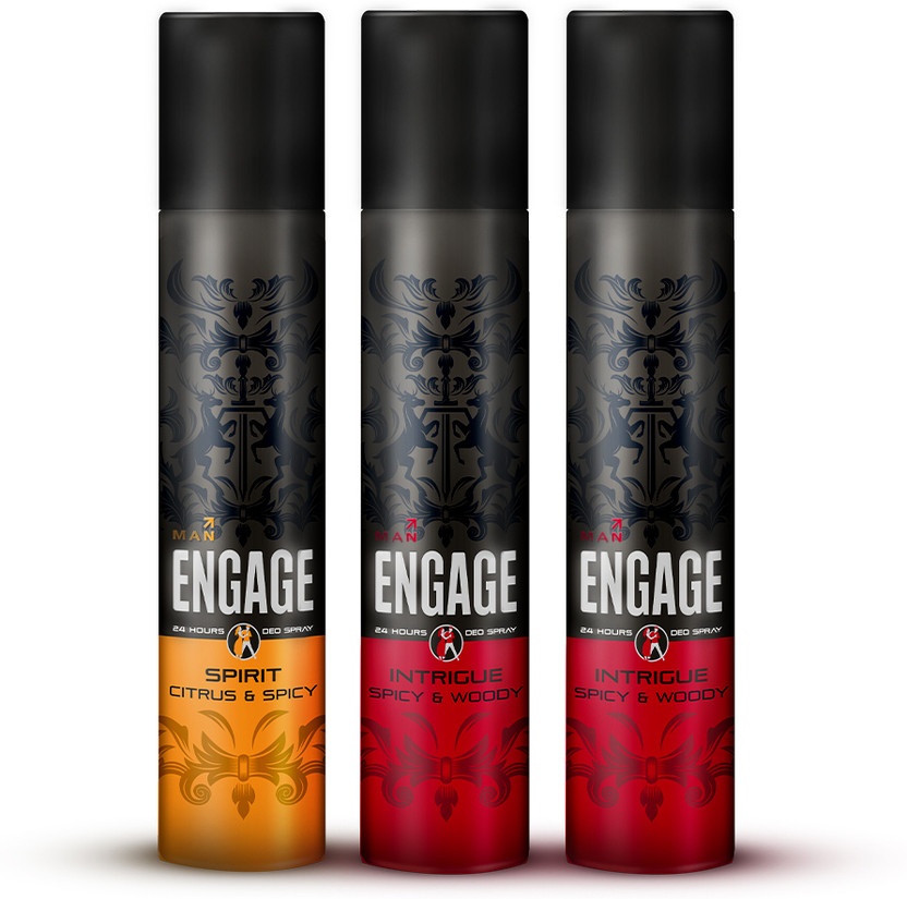Engage Deo Combo 2 Intrigue for Him 150ml Deodorant Spray - For...more