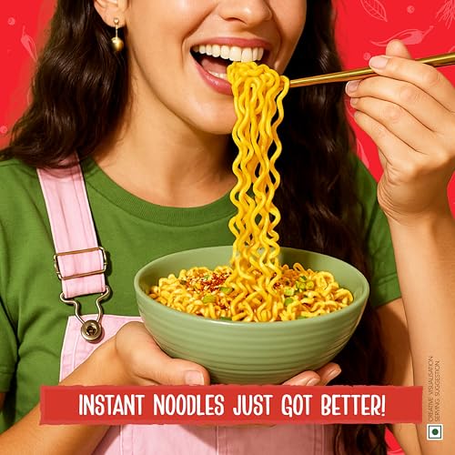 Wok Tok Instant Noodles Masala 66g (Pack of 12) - Image 5