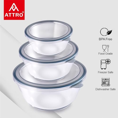 Attro Glassox Classic Mixing Bowl
